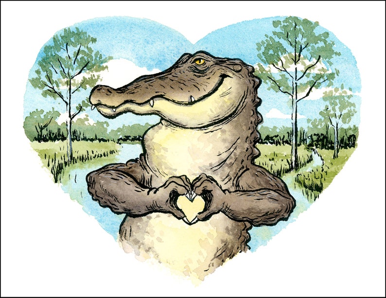 Heart-U Gator Card image 3