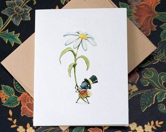 Daisy Bee Card