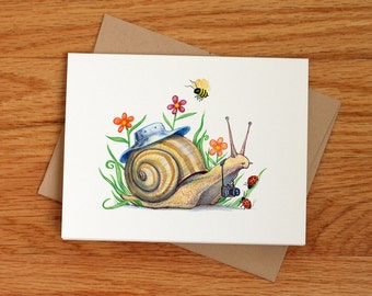 Traveling Snail Card