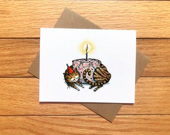 Cake Cat, birthday card