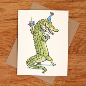 Birthday Gator Card