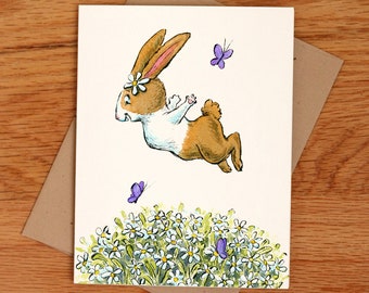 Bunny Plunge Card