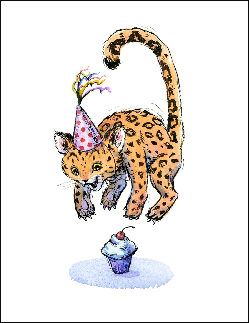 Birthday Jaguar Card image 3