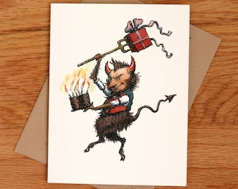 Birthday Devil Card