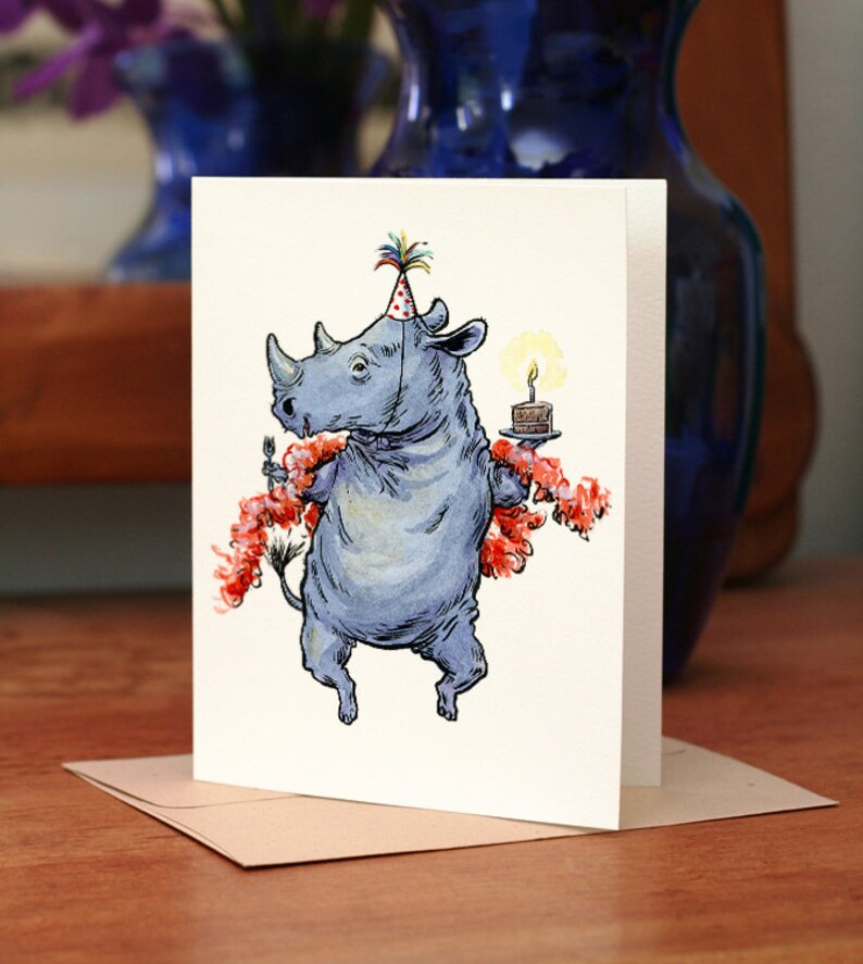 Party Rhino Card image 3