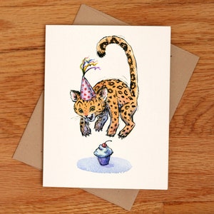 Birthday Jaguar Card image 1