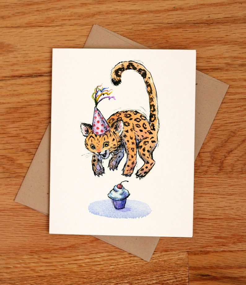 Birthday Jaguar Card image 1