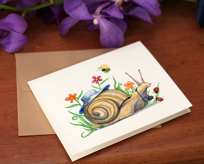 Traveling Snail Card image 2