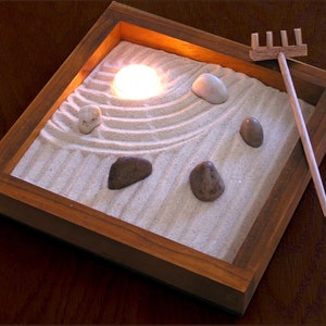 Zen Sand Garden in Pine image 1