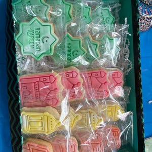 Biscoitos de açúcar personalizados para o Ramadã e Eid