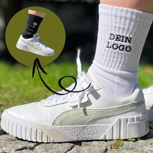 Tennissocken bestickt mit deinem Logo/ Wunschmotiv!