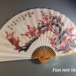 Large Decorative Fan Wall Display - Etsy