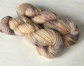 Peach Berry Fingering Sock Yarn Naturally Dyed