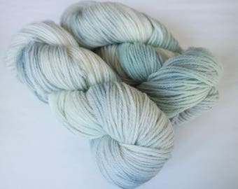 Seafoam Naturally Dyed Worsted Weight Superwash Wool Yarn