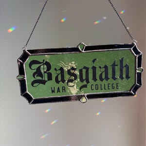 Basgiath War College Sign