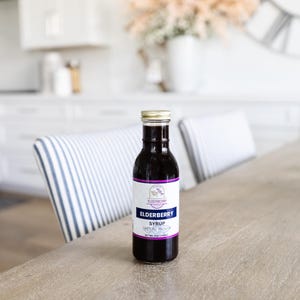 Organic and Handcrafted Elderberry Syrup for Immune Support