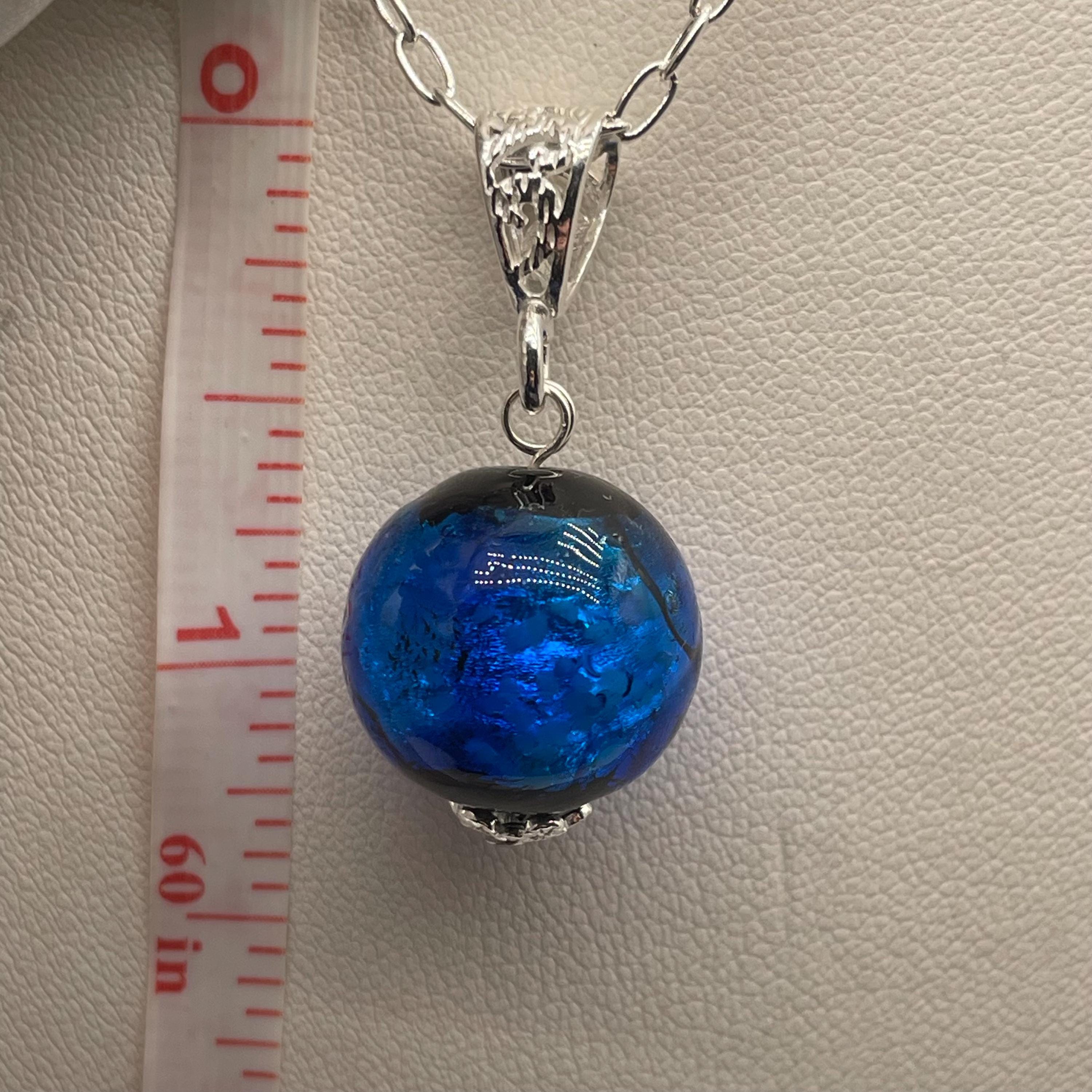 Starring Silver Firefly Hotaru Glass Glow-in-the-dark Beads 