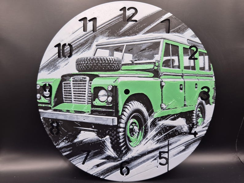 Range Rover Wall Clock Classic Land Rover - 3d Printed Clock - Etsy UK