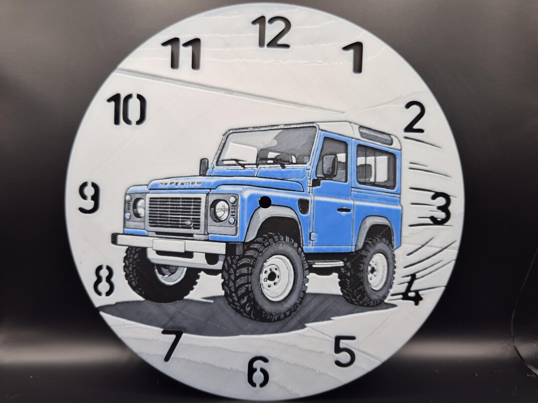 Land Rover Defender - 3d Printed Clock - Etsy UK