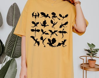 Fourth Wing Unisex T-Shirt: Violet & Xaden Dragon Rider Tee, Fantasy Book Top