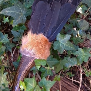 Raven Smudge Fan