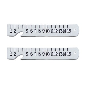 Cast Iron Bottle Opener, Hand-Painted Ruler Design, Heavy-Duty Manual Beer Opener, Unique Gift for Men, Husbands & Fathers (2-Pack)