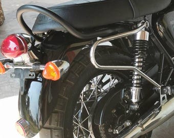 Portaequipajes derecho para Triumph Bonneville T120 T100, cromado (T100 T120 Carb 01-08 EFI 09-16)