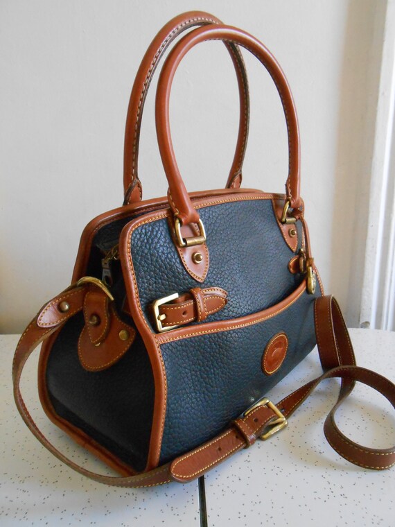 Authentic Dooney & Bourke Buckle Satchel Handbag … - image 1