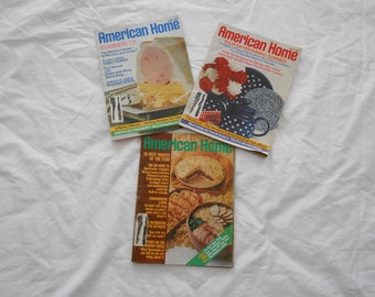 Rare American Home Magazines Set of 3 Magazines June July & September 1973 Issues Used Condition Made in USA