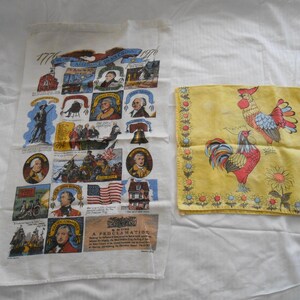 Retro Linen Kitchen Tea Towel: 50s 60s 70s Print PRICED PER TOWEL image 10