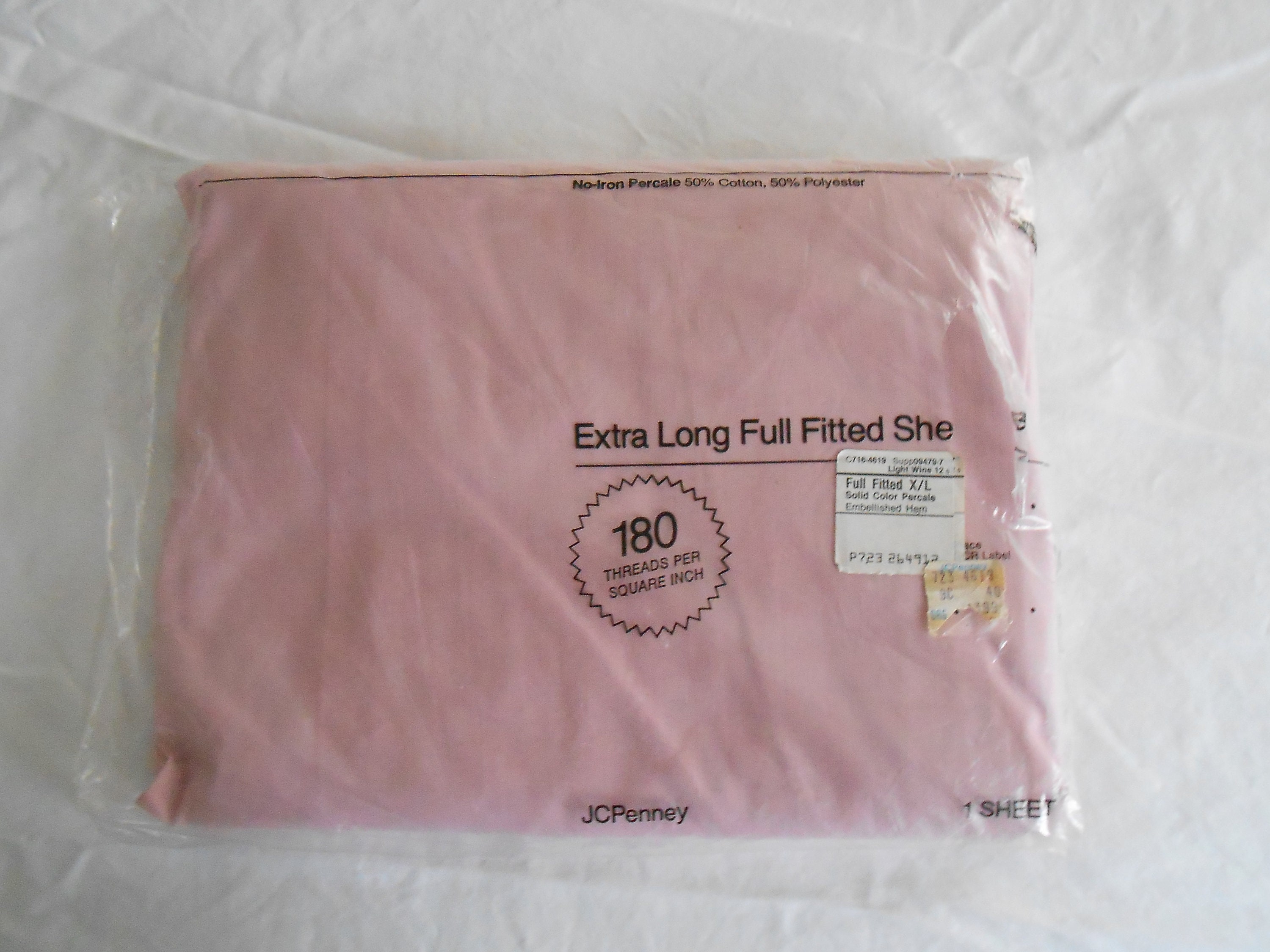 JC Penny Extra Long Full Fitted Sheet for Mattress 54 by 80 Etsy