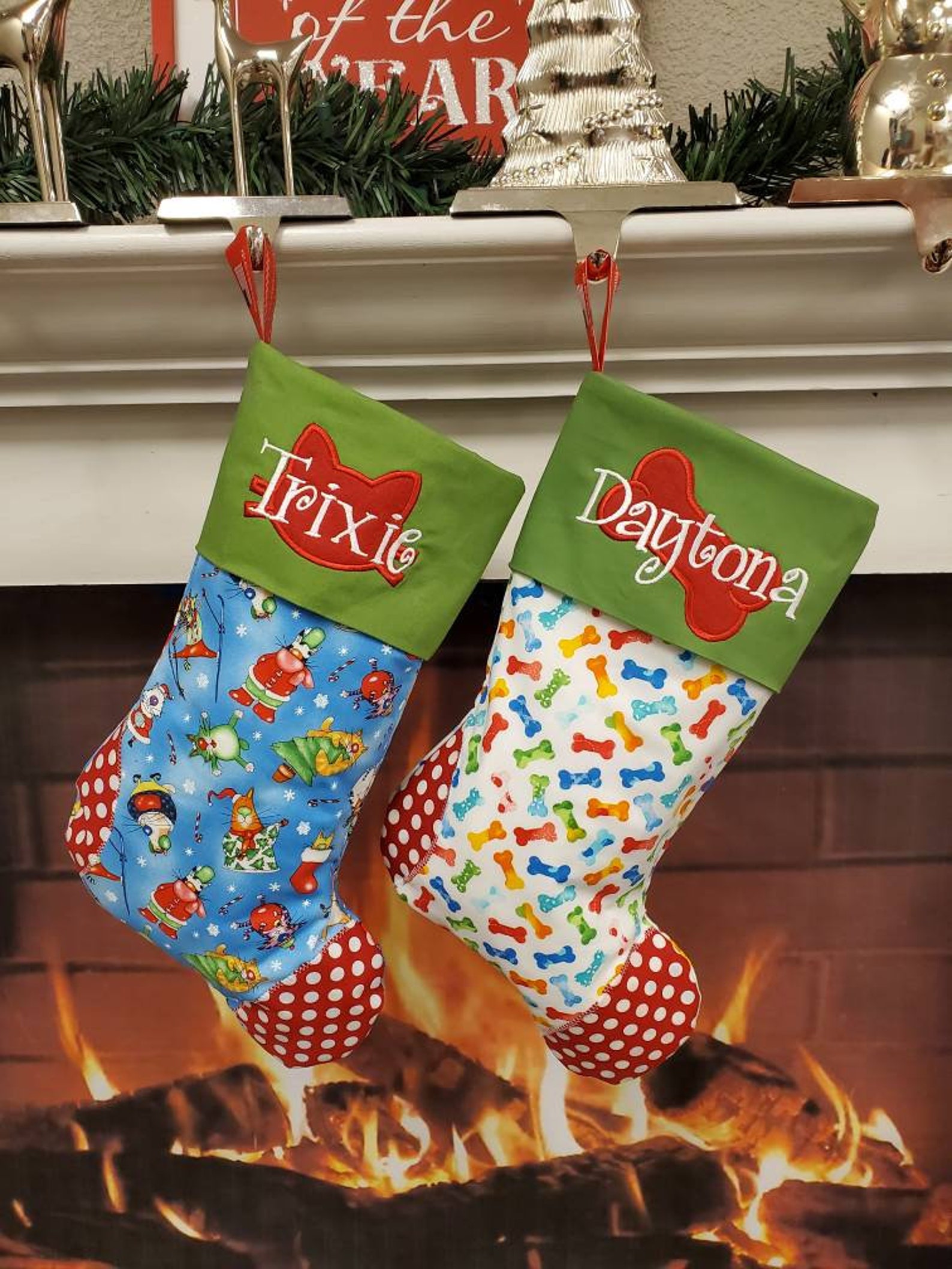 The most adorable dog Christmas stockings and stuffers