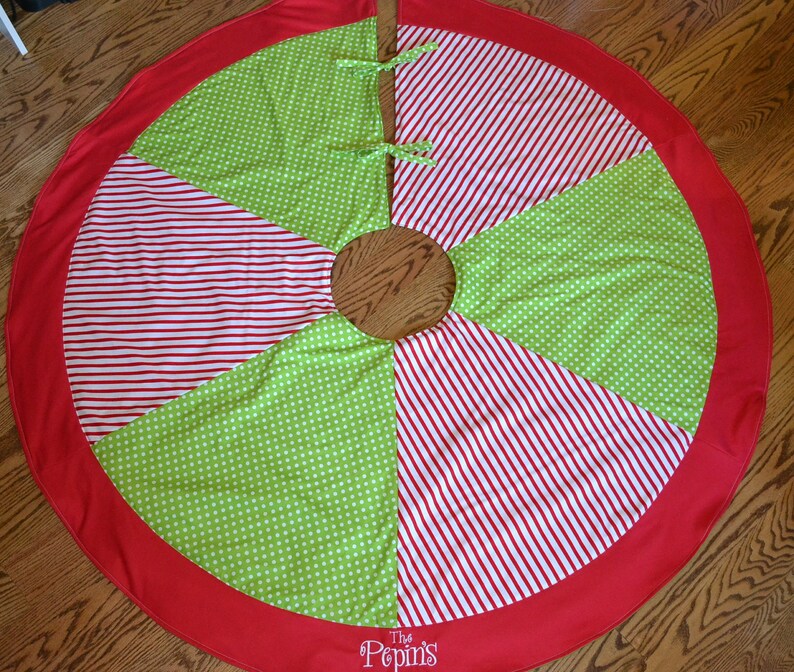 Personalized Christmas Tree Skirt Made to Match Your Christmas Etsy