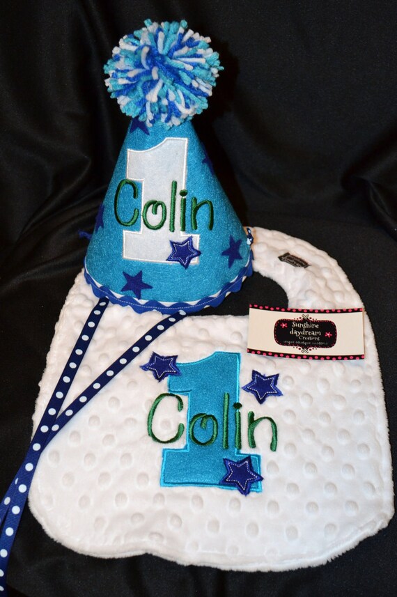 All Star 1st Birthday Hat And Bib Set Etsy