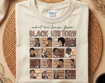 What We Learn From Black History Png, Black History Month Png, Afro American Sublimation, Digital Download