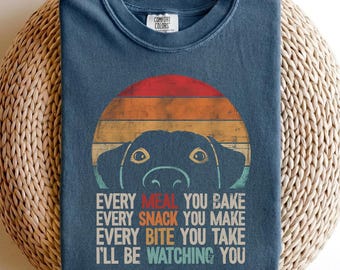 I'll Be Watching You Dog PNG, Vintage Sunset Sublimation Digital Download