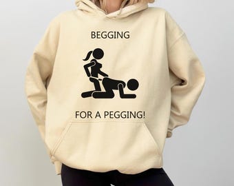 Begging For A Pegging! PNG, Adult Humor Digital Download, Instant Download