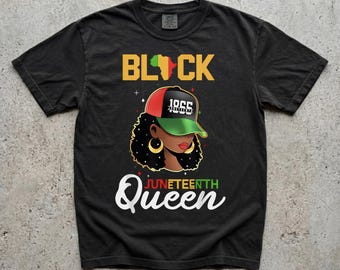 Black Juneteenth Queen PNG, Afro Pride Sublimation Design