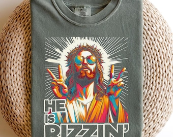 Funny He Is Rizzin Png File, Christian Png, Jesus Playing Basketball Sublimation, Christian Png, Jesus png, Digital Download