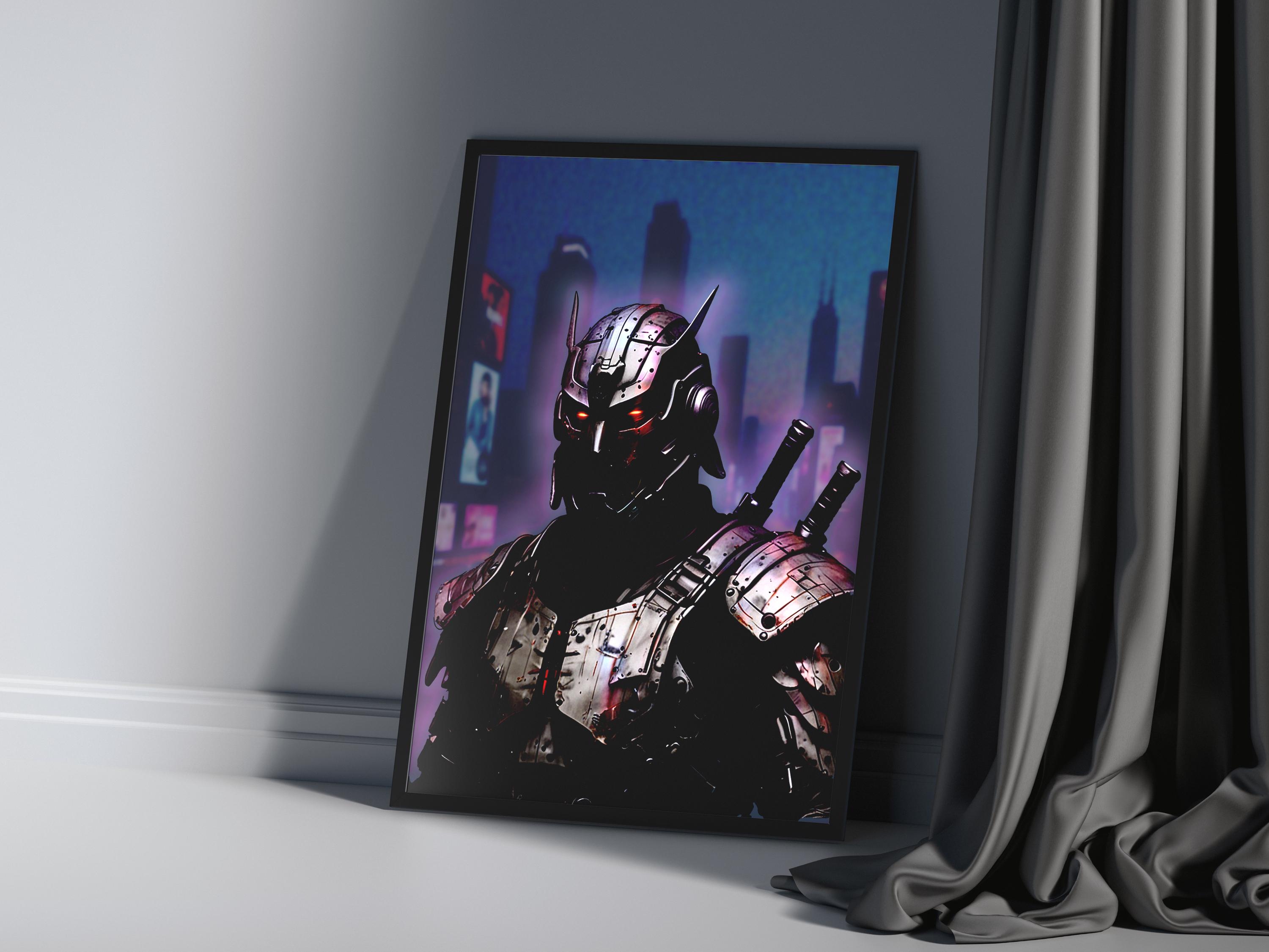Cyberpunk Futuristic Wall Art A3 Printable Poster - Etsy