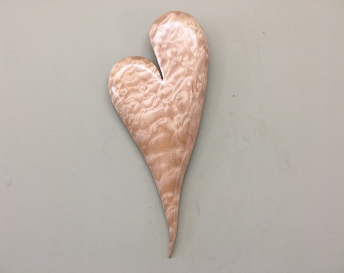 Wooden Heart Art Wood Carving Home Decor Wall Hanging Wedding Etsy