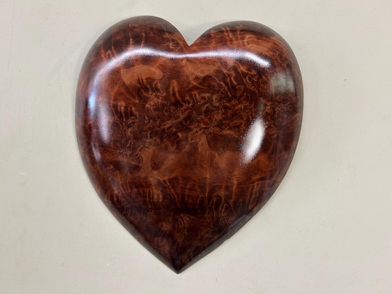 Birthday gift present wooden wall heart art