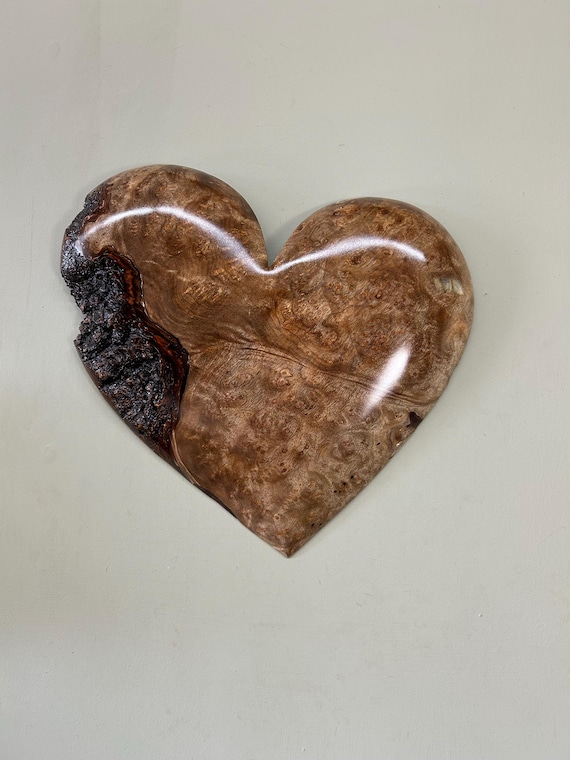 Loving Wedding gift present idea wood heart wall hanging