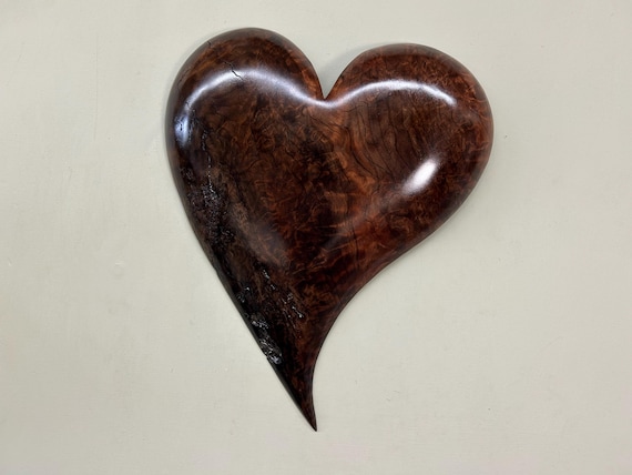 Redwood Birthday gift present wooden wall heart art
