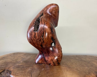 Abstract table art wood carving