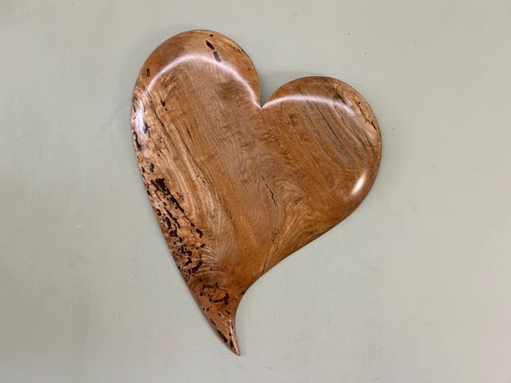 Maple wall heart 5th wood Anniversary gift present