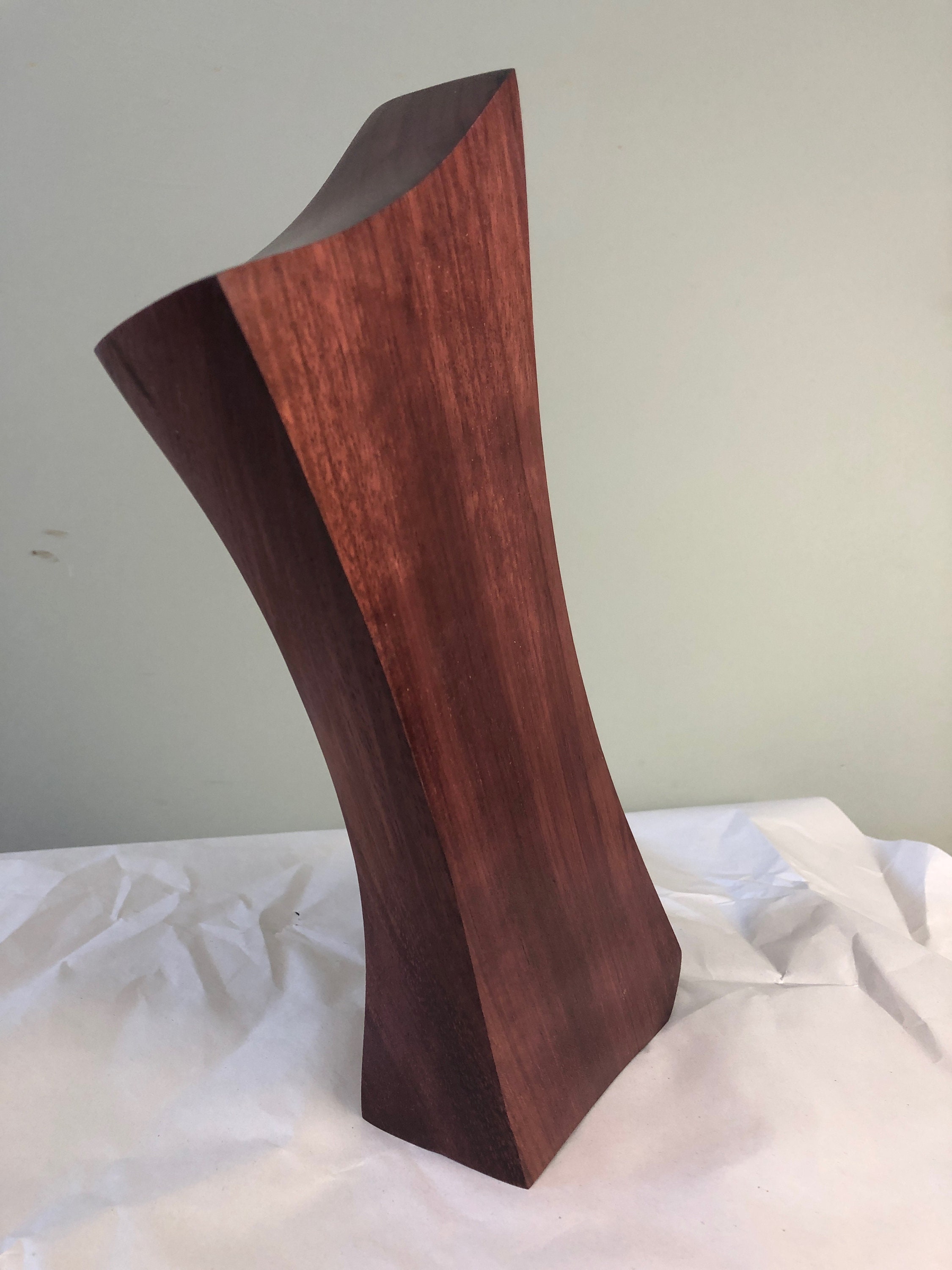 Abstract art wood carving wood sculpture table art