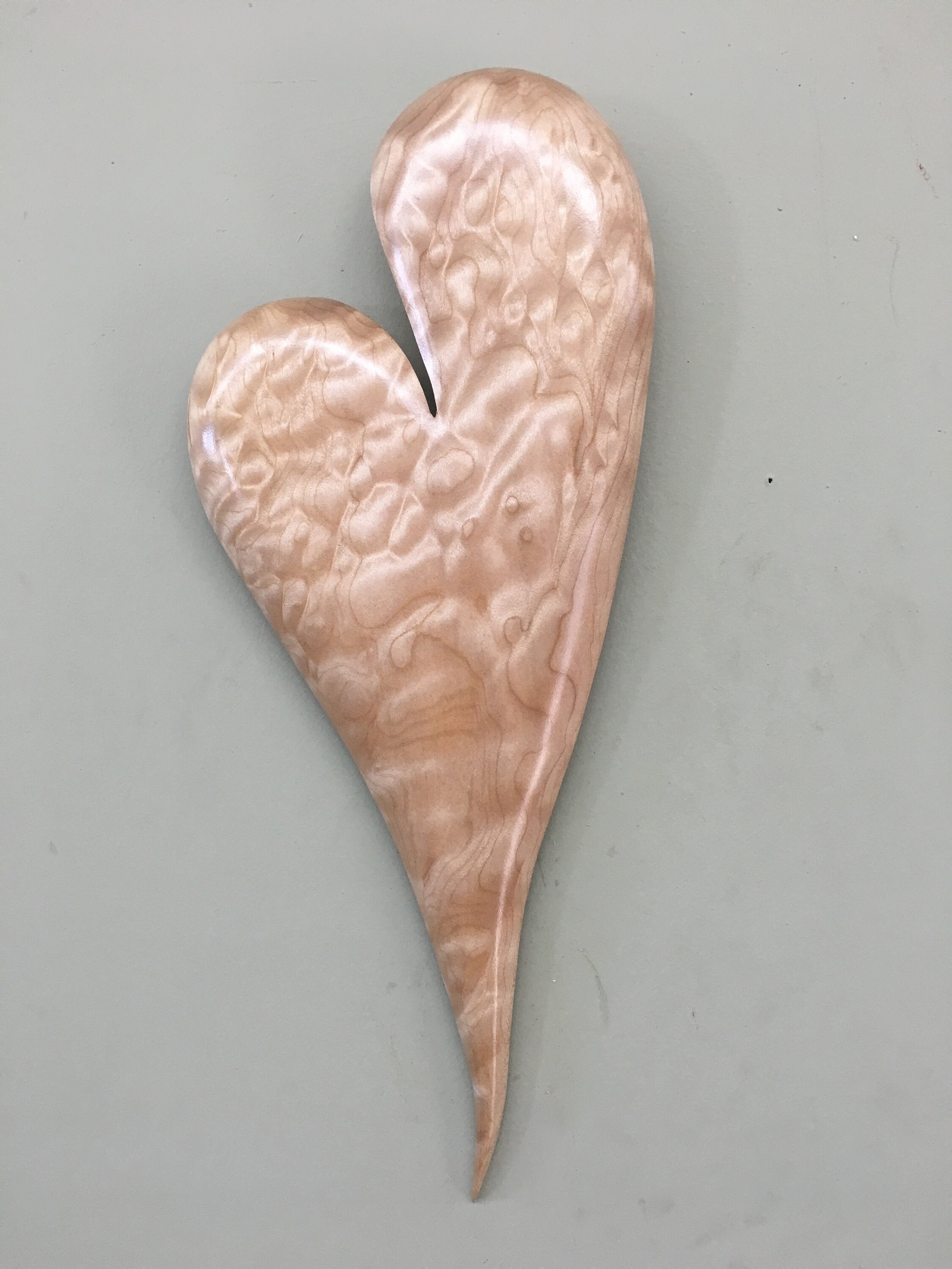 Wooden Heart art wood carving Home Decor Wall Hanging