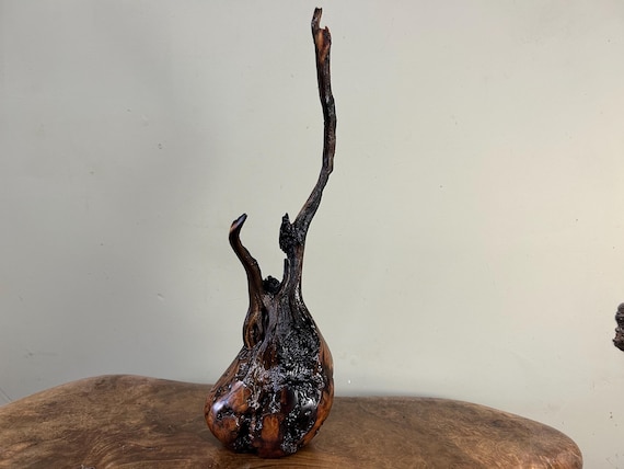 Abstract Manzanita table art carving