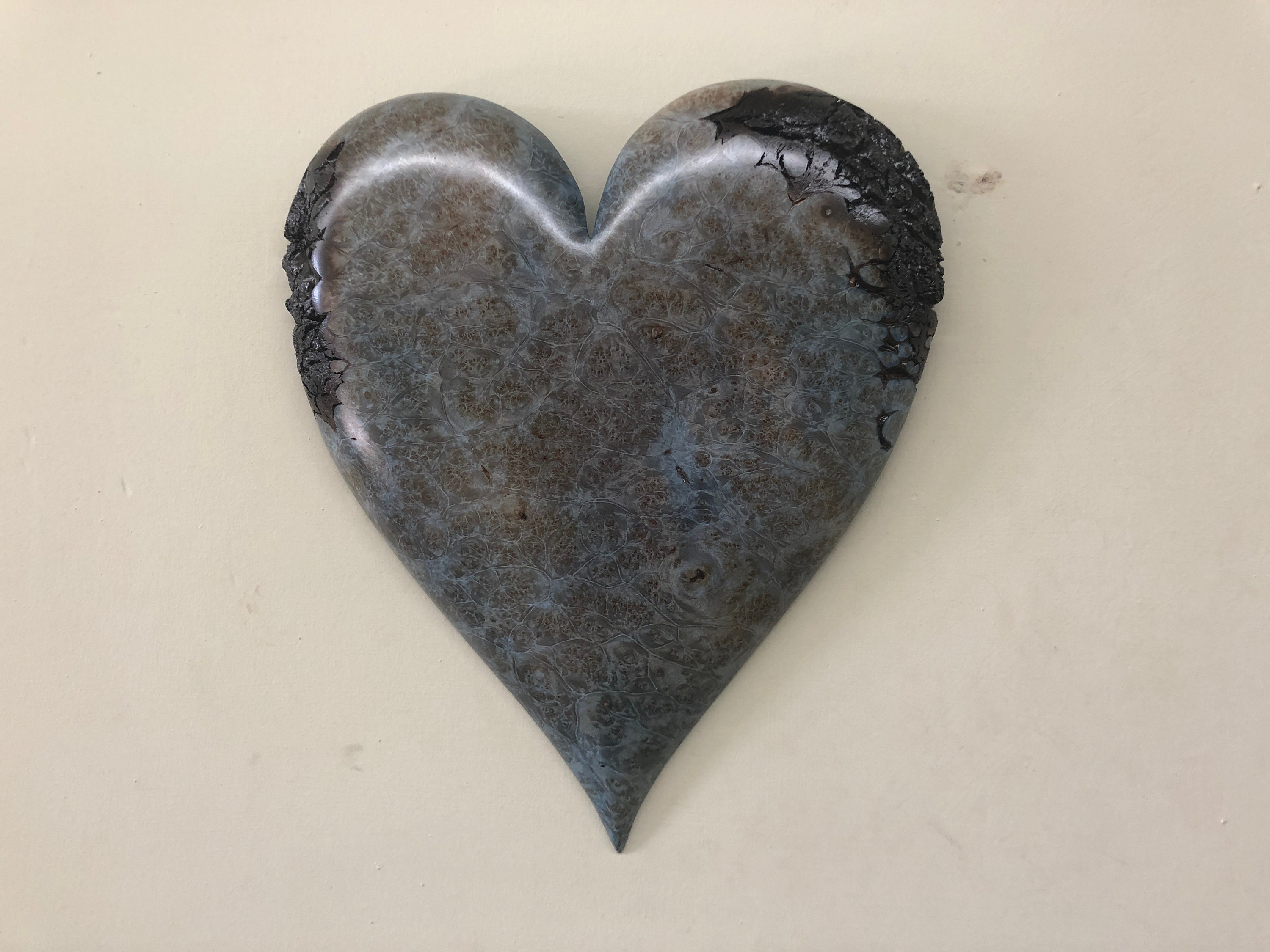 Best Of Etsy Blue Romantic Heart Art 50th Wedding Anniversary Gift Present